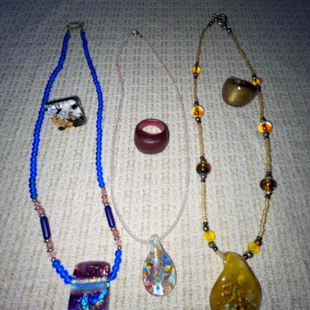 Glass/Acrylic Jewelry Bundle!